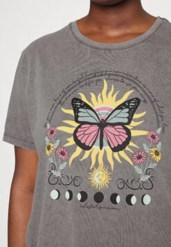 Clare Colorful Mystical- T-Shirt Print - Gray -Even-Odd Winkel 009acdb2ce9a4b42a3c1692c986c6dd9