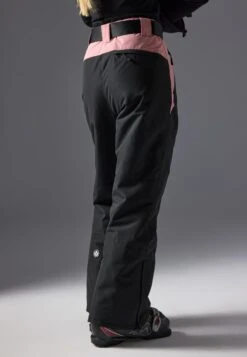 SKI PANTS WITH ADJUSTABLE BELT - Skibroek - Black/light Pink -Even-Odd Winkel 066f3391463a478e8c0f2c871faee6ed