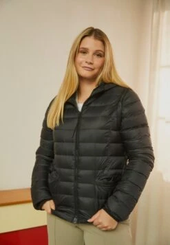 Even&Odd Gewatteerde Jas - Black