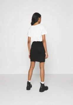 Even&Odd Asymetric Overlap Wrap Mini High Waisted Skirt - Kokerrok - Black -Even-Odd Winkel 17980c02c30940dbb5eef43ab569ab76