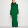 Even&Odd Rollkragen Basic Maxi Strickkleid - Maxi-Jurk -Green -Even-Odd Winkel 20d2ddd79f5540528090dfcfdb0dffab