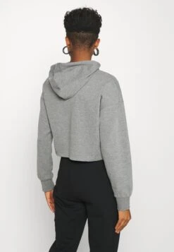 Even&Odd Basic - Cropped Oversized Hoodie - Hoodie - Mottled Grey -Even-Odd Winkel 2754f81c23a849c7a74883801657cc92