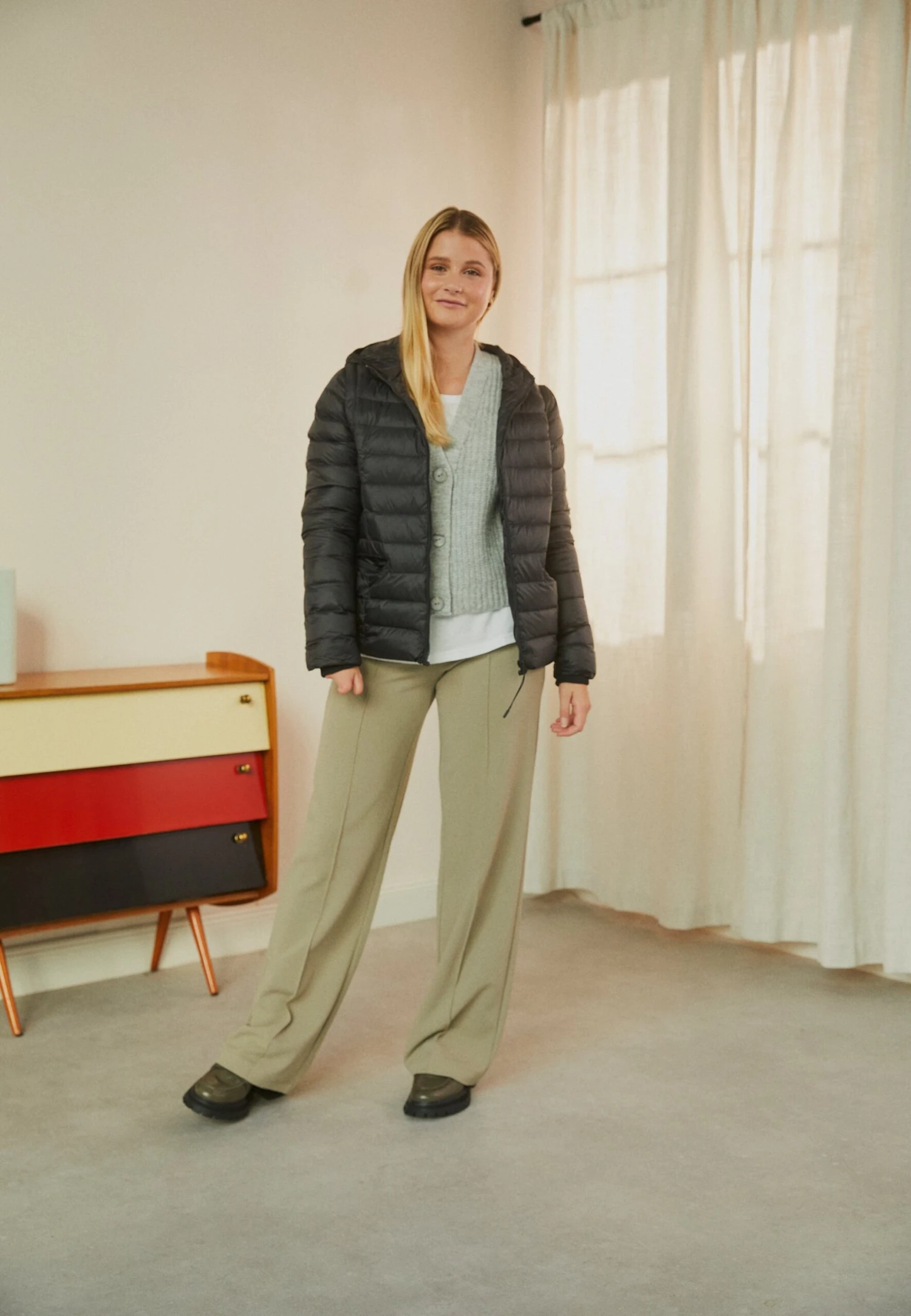 Even&Odd Gewatteerde Jas - Black 4 Even&Odd Gewatteerde Jas - Black - Afbeelding 2