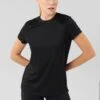 ESSENTIAL SHORT SLEEVE SPORTS T SHIRT WITH REFLECTIVE STRIP - T-shirt Basic - Black -Even-Odd Winkel 296b81ffd9b741bda28cc0737f6491c5
