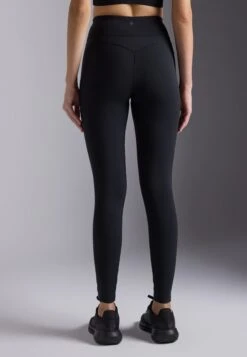FULL LENGTH HIGH RISE LEGGINGS WITH OVERLAP V-WAISTBAND - Tights - Black -Even-Odd Winkel 2b6f840220af4eb195fc33d855dc9067