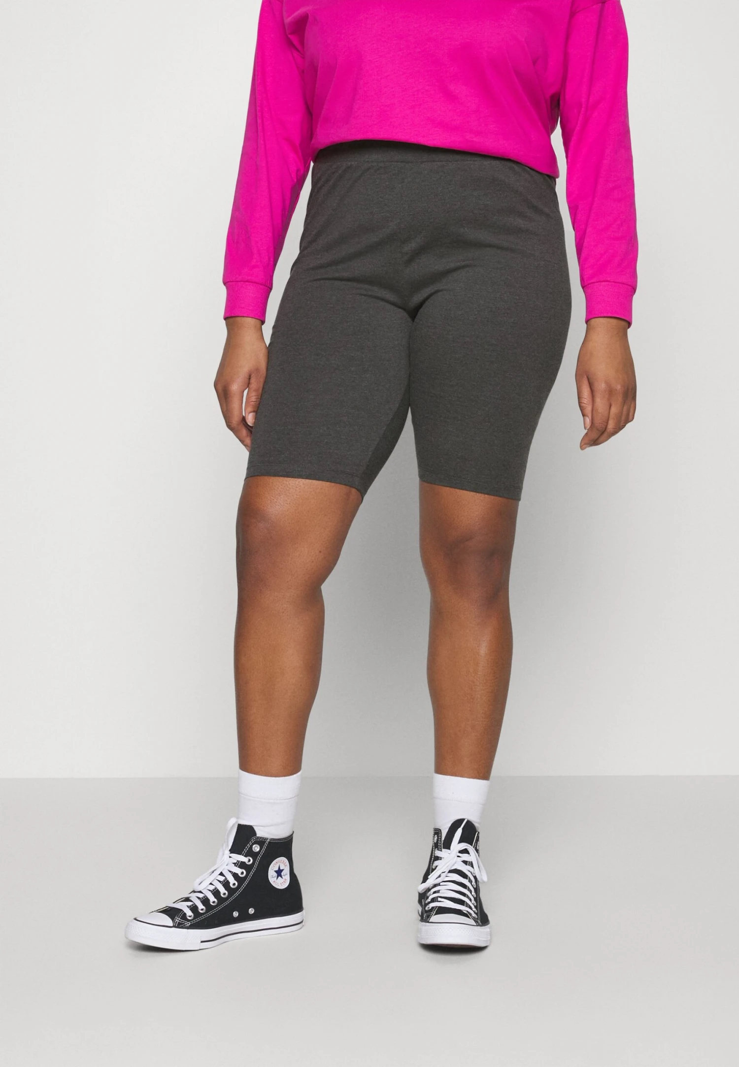 2 Pack- Shorts -Black/Mottled Dark Grey 4 2 Pack- Shorts -Black/Mottled Dark Grey - Afbeelding 2