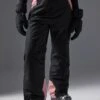 SKI PANTS WITH ADJUSTABLE BELT - Skibroek - Black/light Pink -Even-Odd Winkel 2e23f6262eba4e4aad7d1b5807bf8d24