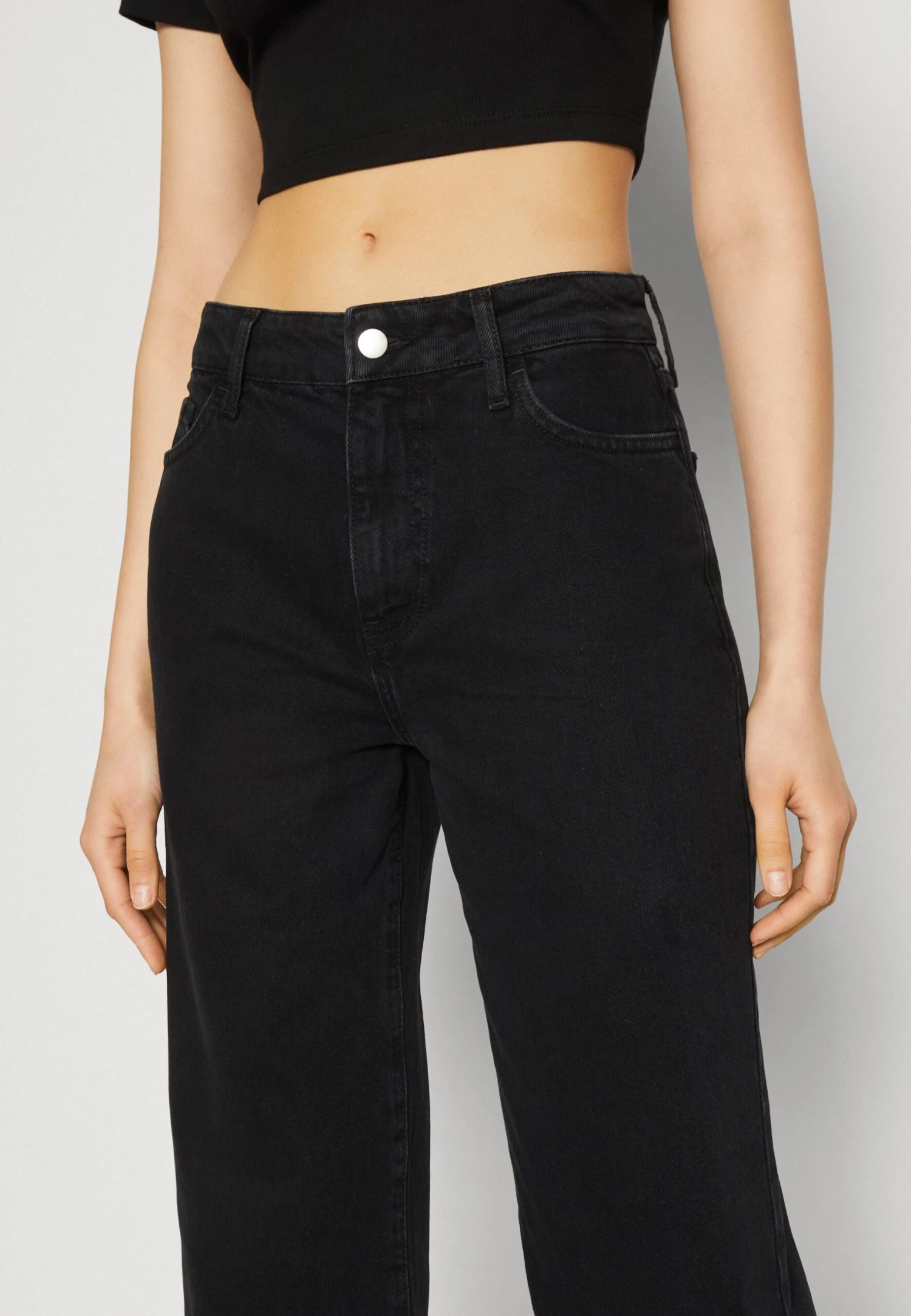 Even&Odd Relaxed Fit Jeans - Black Denim 6 Even&Odd Relaxed Fit Jeans - Black Denim - Afbeelding 4