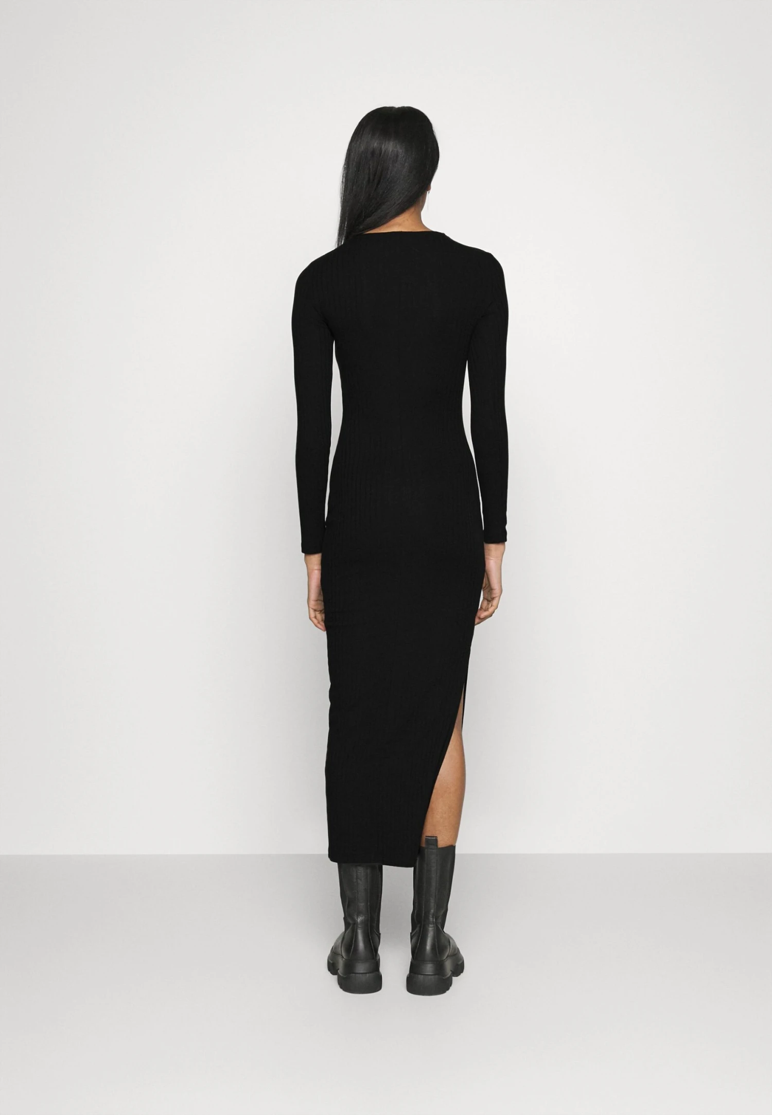 Column Maxi Dress- Maxi-Jurk - Black 5 Column Maxi Dress- Maxi-Jurk - Black - Afbeelding 3