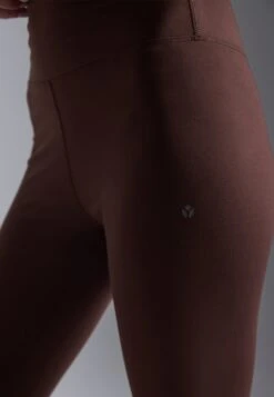 ESSENTIAL FULL LENGTH HIGH RISE LEGGINGS - Tights - Dark Brown -Even-Odd Winkel 38cf719e882344bc8611a423af33bee9