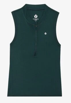 SLEEVELESS TENNIS TOP WITH 1/2 ZIP & BACK CUT OUT - Top - Dark Blue -Even-Odd Winkel 3989f28e403a459d9a2e016fb8a23593 1