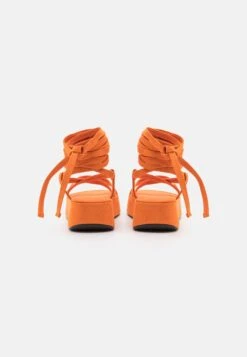 Even&Odd Sandalen Met Plateauzool - Orange -Even-Odd Winkel 4d4b2a2e898844419142a4e77958bfa0