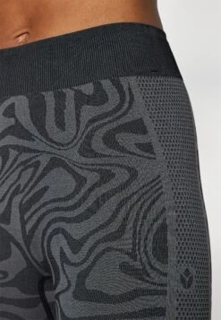 HIGH RISE 7/8 SEAMLESS LEGGINGS WITH CONTRAST WAISTBAND - Tights - Dark Grey -Even-Odd Winkel 4da9dc4a603144b7846f6b0c973af36c