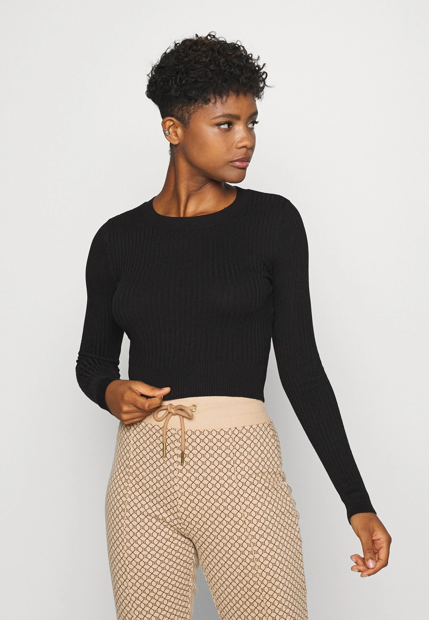 Even&Odd 2 Pack - Trui - Black/Sand 6 Even&Odd 2 Pack - Trui - Black/Sand - Afbeelding 4