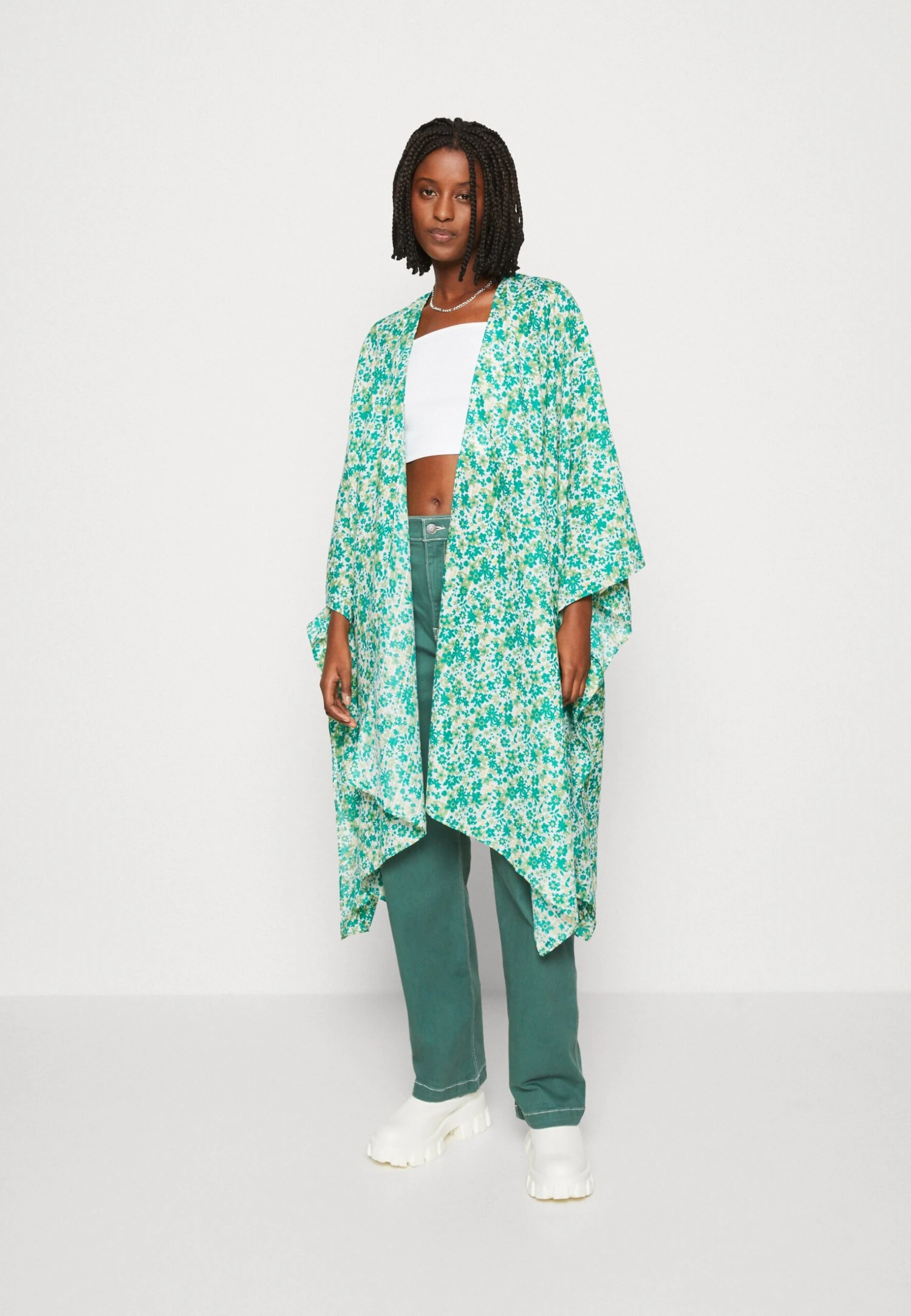 Even&Odd Lichte Jas - Green 3 Even&Odd Lichte Jas - Green