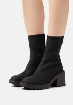 Even&Odd Enkellaarsjes Met Plateauzool - Black