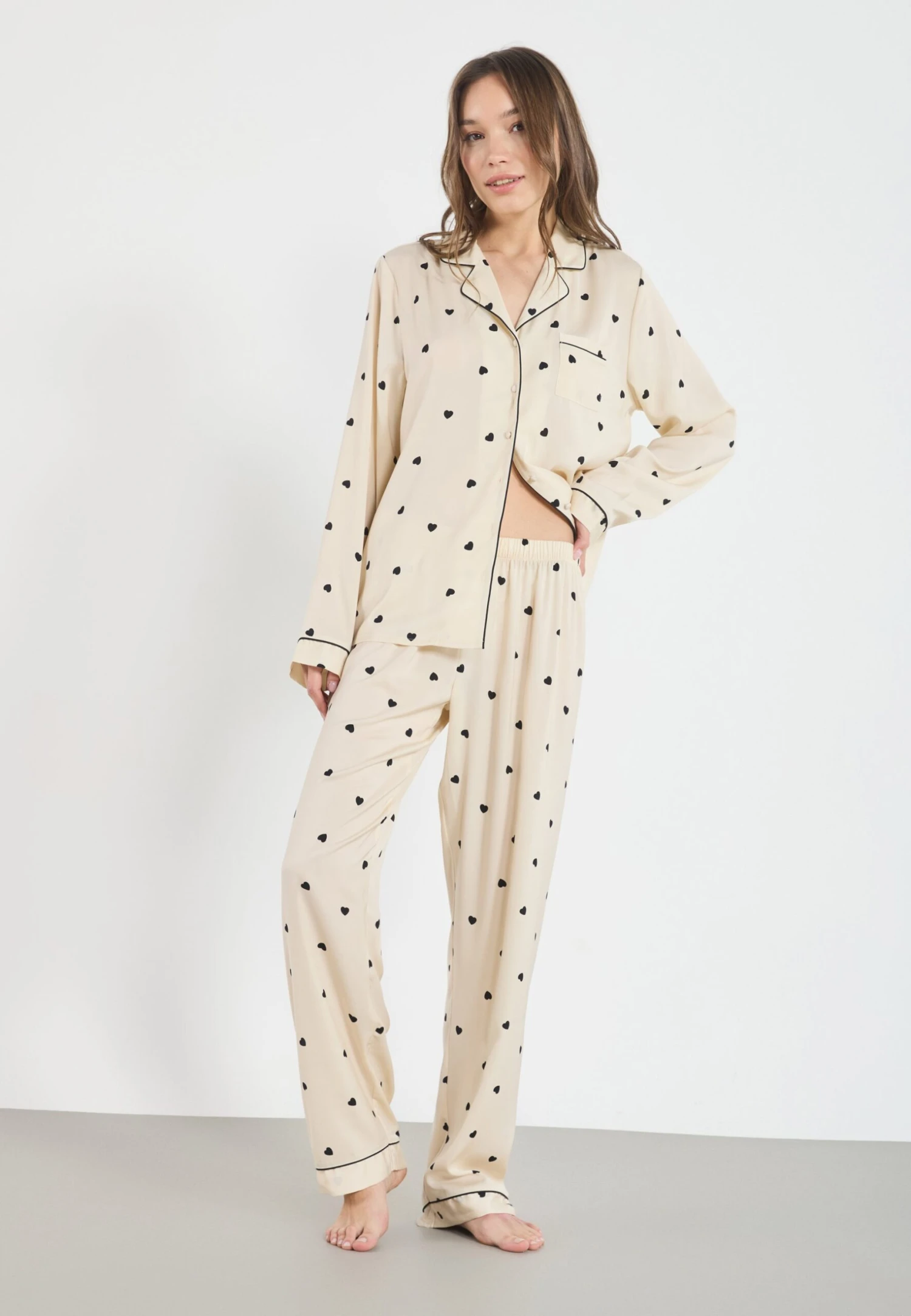 Even&Odd SET - Pyjama - Ivory 4 Even&Odd SET - Pyjama - Ivory - Afbeelding 2