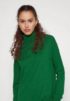 Even&Odd Rollkragen Basic Maxi Strickkleid - Maxi-Jurk -Green -Even-Odd Winkel 588a5718d28d4d5998fab242be99b090