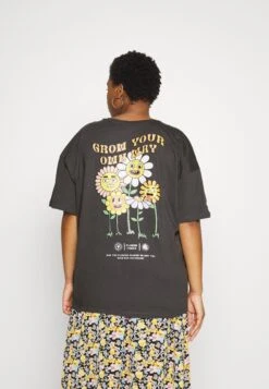 T-Shirt Print - Anthrazit