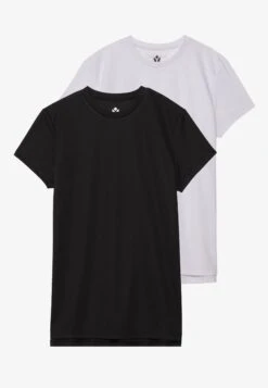 ESSENTIAL 2 PACK SHORT SLEEVE SPORTS T SHIRT - T-shirt Basic - Black/white -Even-Odd Winkel 619b64be788947f6b0a7ca30dceb2be0