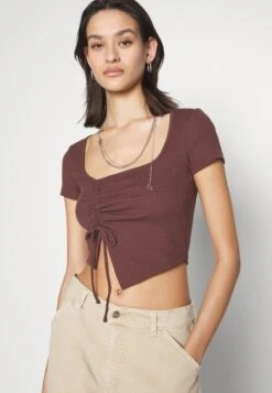 Even&Odd T-Shirt Print - Brown -Even-Odd Winkel 685b30aeccd34434961bb9772fd577b8