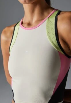 SPORTS VEST WITH CONTRAST PANELS - Top - Multi-coloured -Even-Odd Winkel 6e37ea9ee88f4c38b6fdb430b648c23a