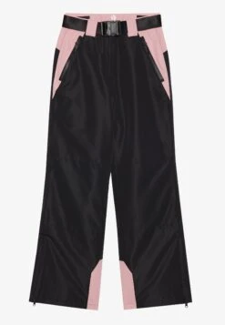 SKI PANTS WITH ADJUSTABLE BELT - Skibroek - Black/light Pink -Even-Odd Winkel 6e7d9b42db7f454ea26782ae17ea022a