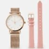 Even&Odd Set - Horloge - Rose Gold-Coloured/Pink -Even-Odd Winkel 6f430d5973084c0eacfc377a32d25e45