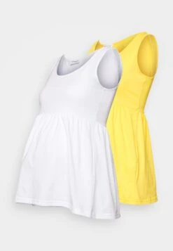 2 Pack - Top - White/Yellow 14 2 Pack - Top - White/Yellow -Even-Odd Winkel 70497ead872143be9360b1d28b71d356