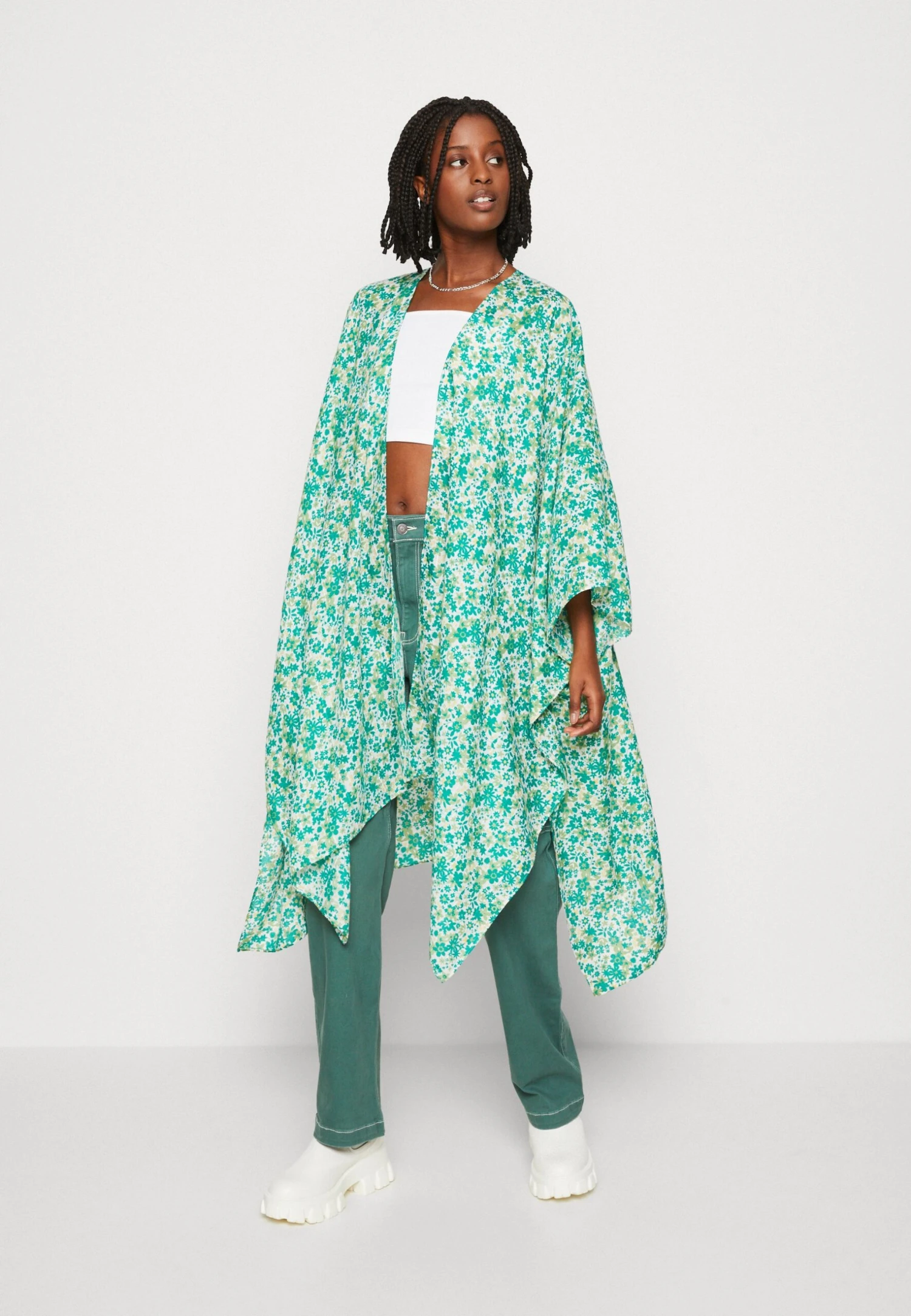 Even&Odd Lichte Jas - Green 4 Even&Odd Lichte Jas - Green - Afbeelding 2