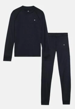 2 PIECE LONG SLEEVE TOP AND LEGGINGS SET - Hemd - Black/pink -Even-Odd Winkel 79a87fcd707642d99f3147971ee7760d