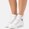 Even&Odd Love - Sneakers Hoog - White/Black