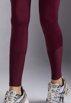 QUICK DRY FULL LENGTH HIGH RISE LEGGING - Tights - Bordeaux -Even-Odd Winkel 805e853c73f646c7acb6b6dbabdcb318