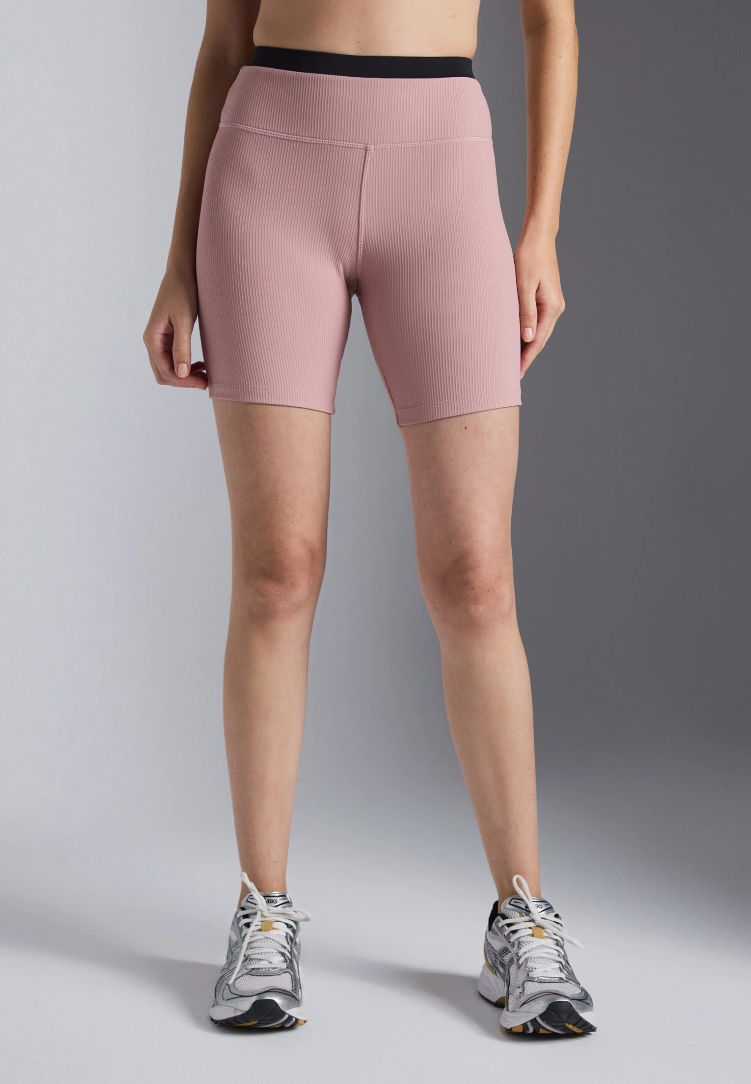 MID RISE CYCLING SHORTS WITH CONTRAST DOUBLE WAISTBAND - Tights - Mauve 3 MID RISE CYCLING SHORTS WITH CONTRAST DOUBLE WAISTBAND - Tights - Mauve