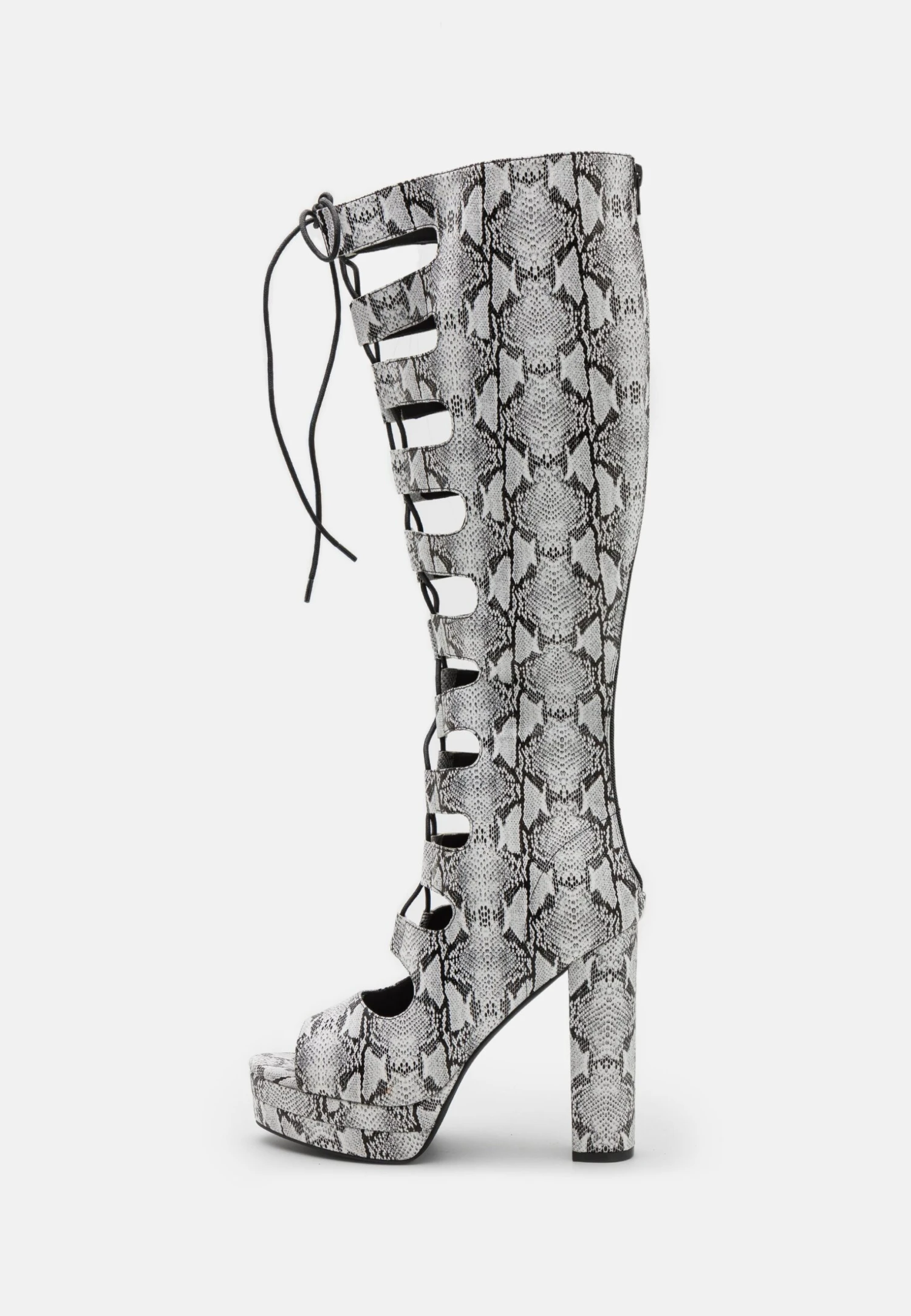 Even&Odd Plateaulaarzen - White 4 Even&Odd Plateaulaarzen - White - Afbeelding 2