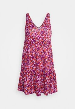 Even&Odd Sleeveless V Neck Volant Hem Flared Mini Dress (Eo-Ss23-C135-Sj) / Black - 802_Pink - 402_Orange - 205 - Jurk - Black - 802_Pink - 402_Orange - 205 -Even-Odd Winkel 8eb3062e8e8e4a45a95e043d240bbdfe