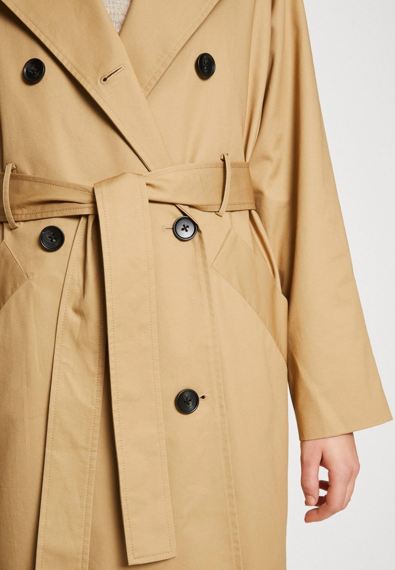 Even&Odd Trenchcoat - Beige 8 Even&Odd Trenchcoat - Beige - Afbeelding 6