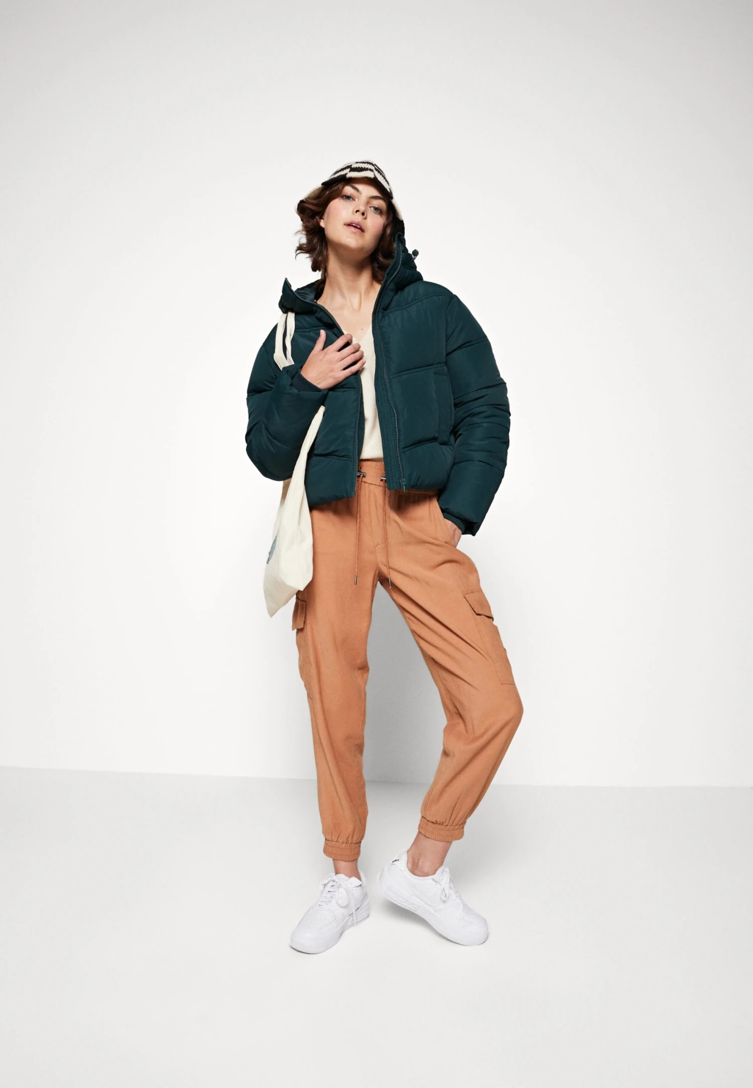 Even&Odd Winterjas - Dark Green 4 Even&Odd Winterjas - Dark Green - Afbeelding 2