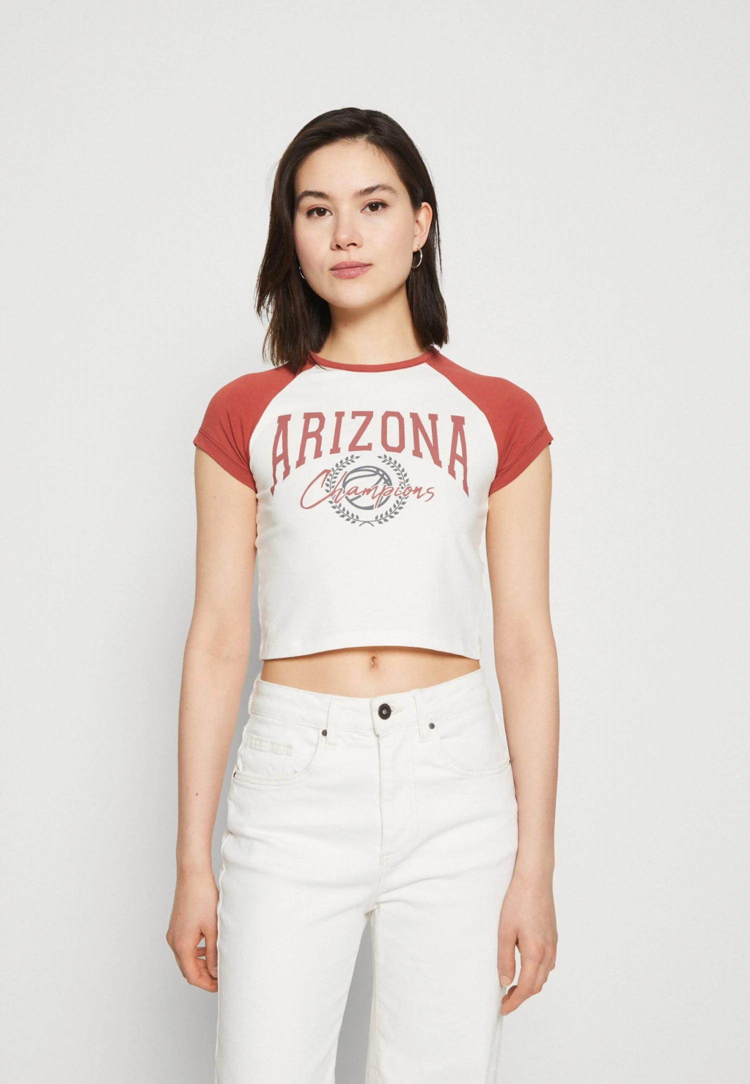 Even&Odd T-Shirt Print - White/Red 3 Even&Odd T-Shirt Print - White/Red