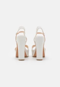 Even&Odd Leather - Sandalen Met Plateauzool - White -Even-Odd Winkel 946786ca085446ed8d37c184fe3bd79f