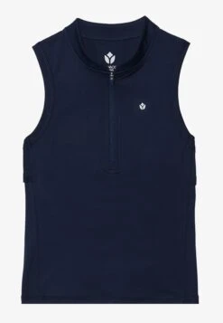 SLEEVELESS TENNIS TOP WITH 1/2 ZIP & BACK CUT OUT - Top - White -Even-Odd Winkel 96b480d46e03463d9b8e8f0d20326fab