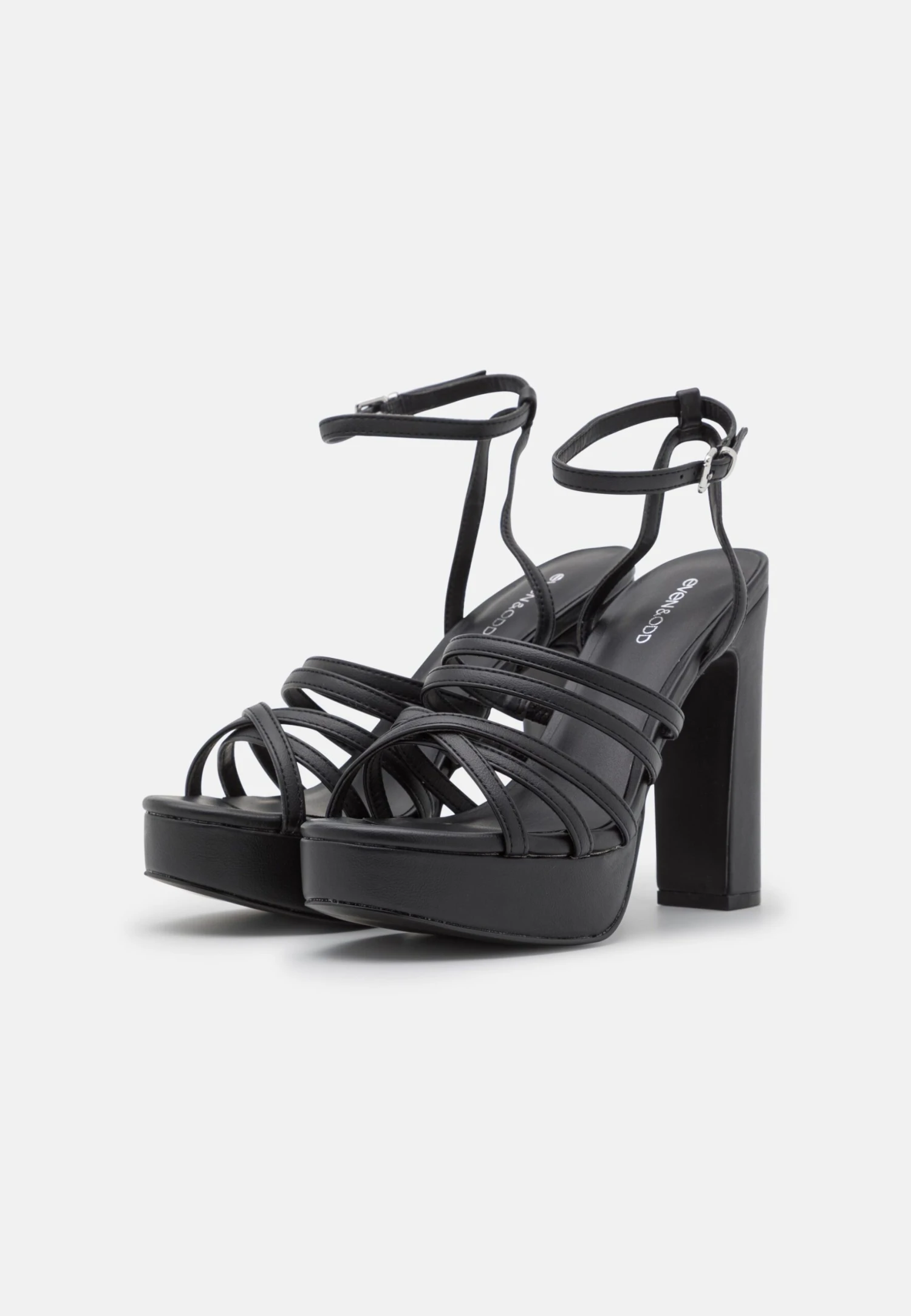 Sandalen Met Plateauzool - Black 5 Sandalen Met Plateauzool - Black - Afbeelding 3