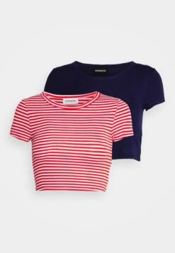 2 Pack - T-Shirt Basic - Red/White/Dark Blue -Even-Odd Winkel a1fdbaea533b437baaead670076c1647