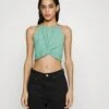 Even&Odd Wrinkle Halter- Top - Dark Green 2 Even&Odd Wrinkle Halter- Top - Dark Green -Even-Odd Winkel a252624347b248999d11bd57c5bd7bc5