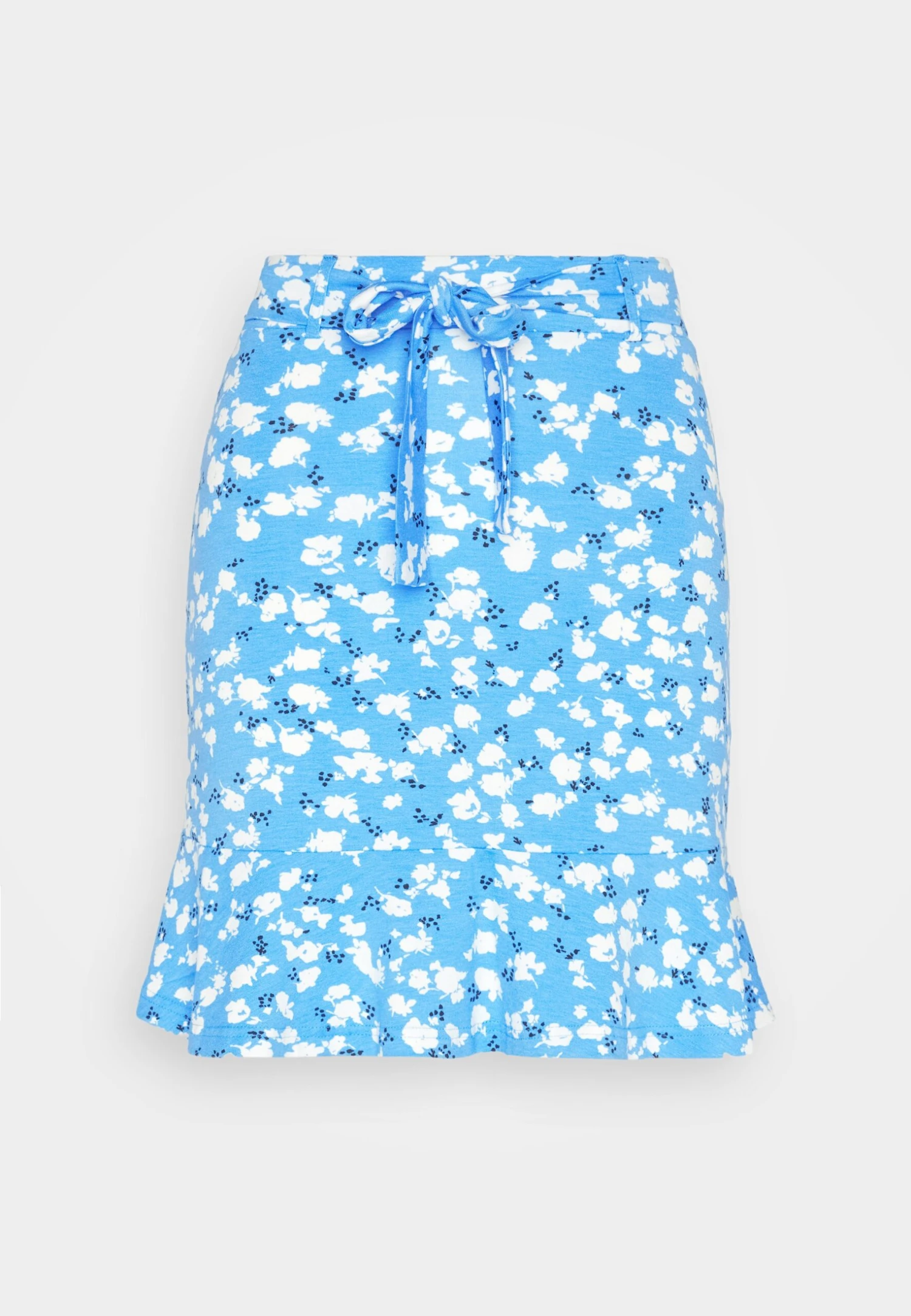 Even&Odd Mini Skirt With Volant - A-Lijn Rok - Light Blue/White 7 Even&Odd Mini Skirt With Volant - A-Lijn Rok - Light Blue/White - Afbeelding 5