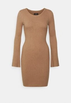 Even&Odd Knit Loose Fit Flared Sleeves Dress - Gebreide Jurk - Camel -Even-Odd Winkel ae7acf3e8a0d4e8cb7a2aa4bf1ce1789