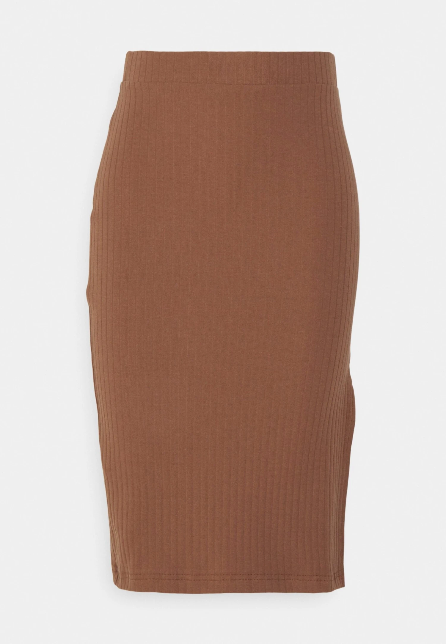 Pencil Skirt With Slit - Kokerrok - Brown 6 Pencil Skirt With Slit - Kokerrok - Brown - Afbeelding 4