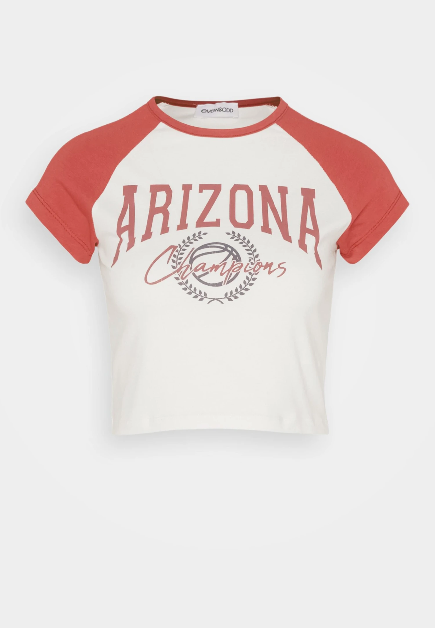 Even&Odd T-Shirt Print - White/Red 7 Even&Odd T-Shirt Print - White/Red - Afbeelding 5