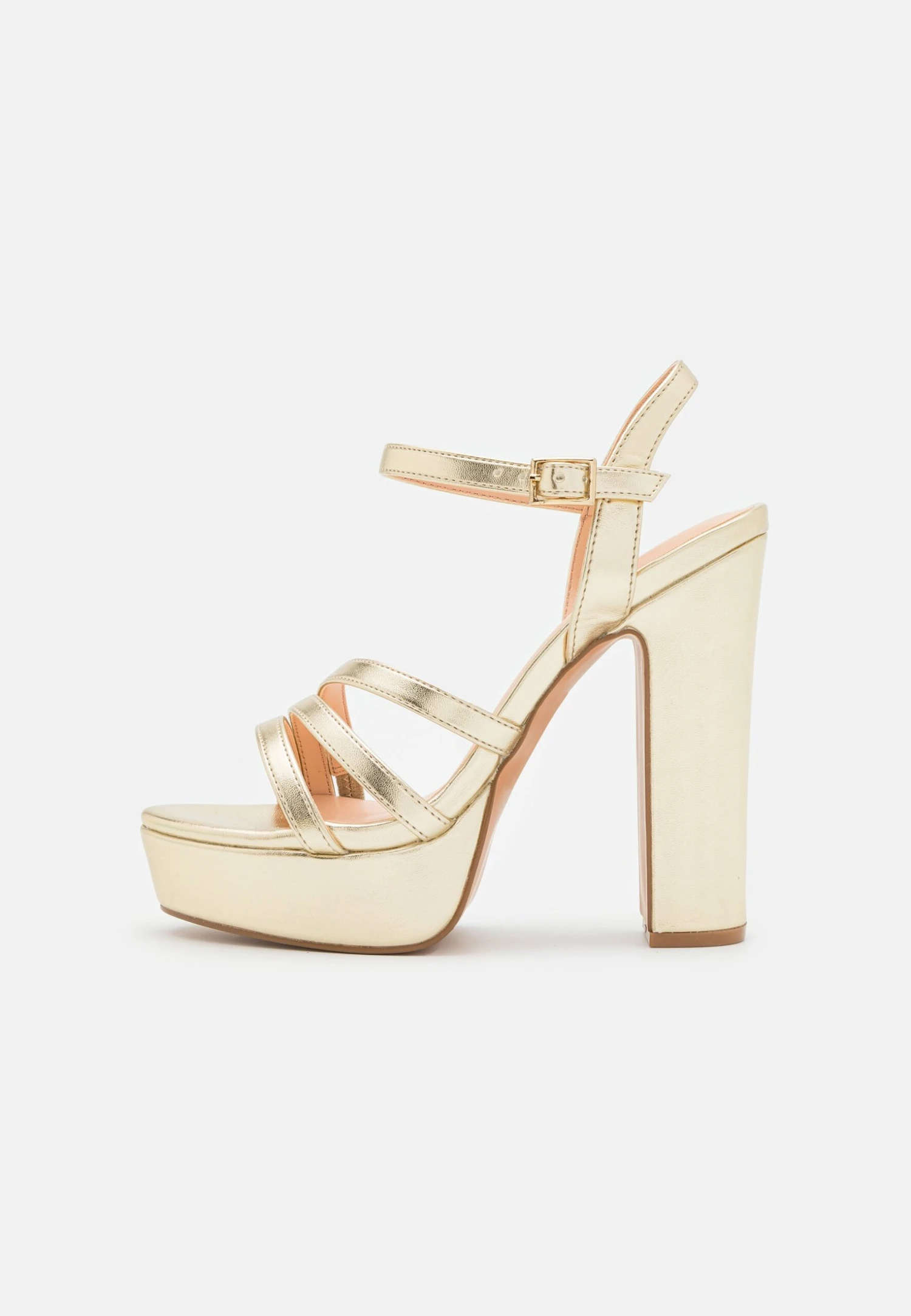 Even&Odd Sandalen Met Hoge Hak - Gold 4 Even&Odd Sandalen Met Hoge Hak - Gold - Afbeelding 2