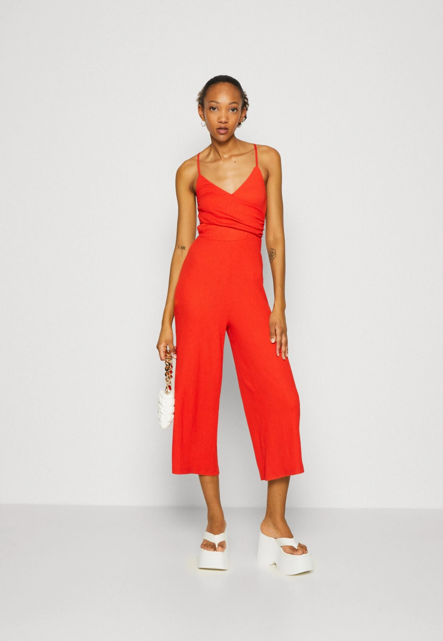 Even&Odd Jumpsuit - Red 4 Even&Odd Jumpsuit - Red - Afbeelding 2